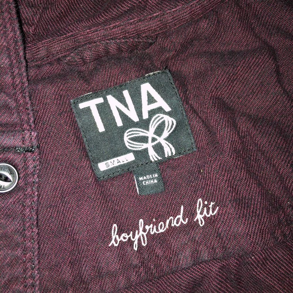TNA Button up flannel